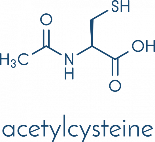 N-Acétylcystéine - La NAC peut être prescrite pour fluidifier les sécrétions bronchiques et ainsi faciliter l’expectoration