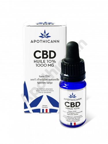 Huile de CBD 10%  - Cannabidiol sans THC